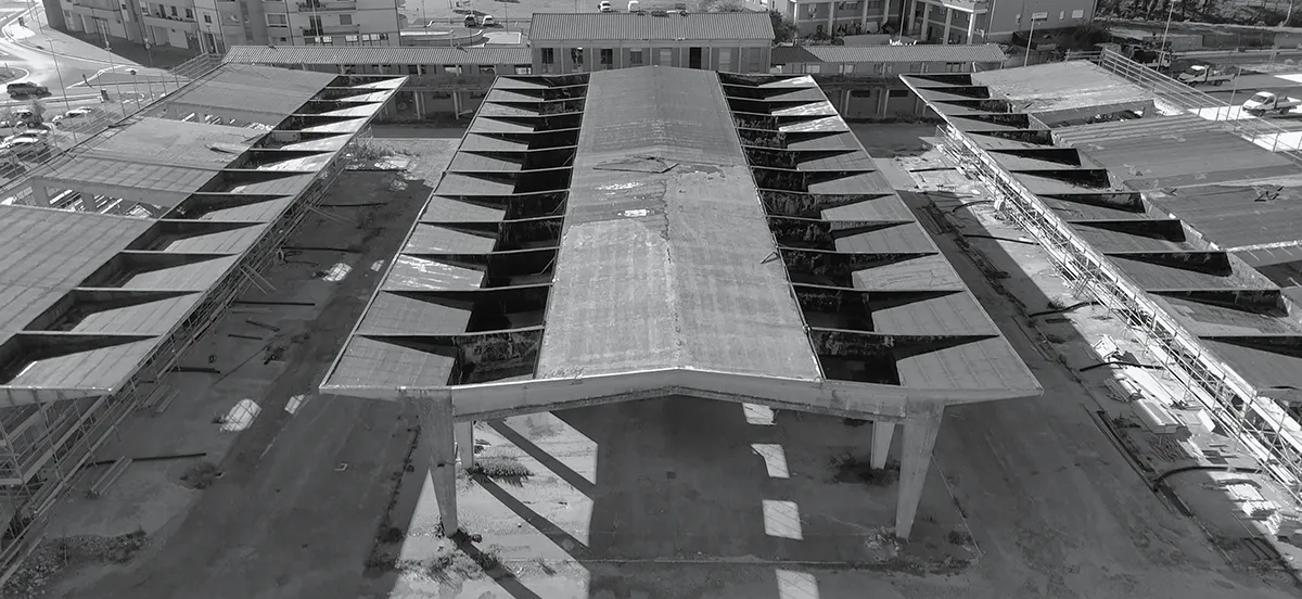 Demolizione coperture ex mercato ortofrutticolo Arezzo