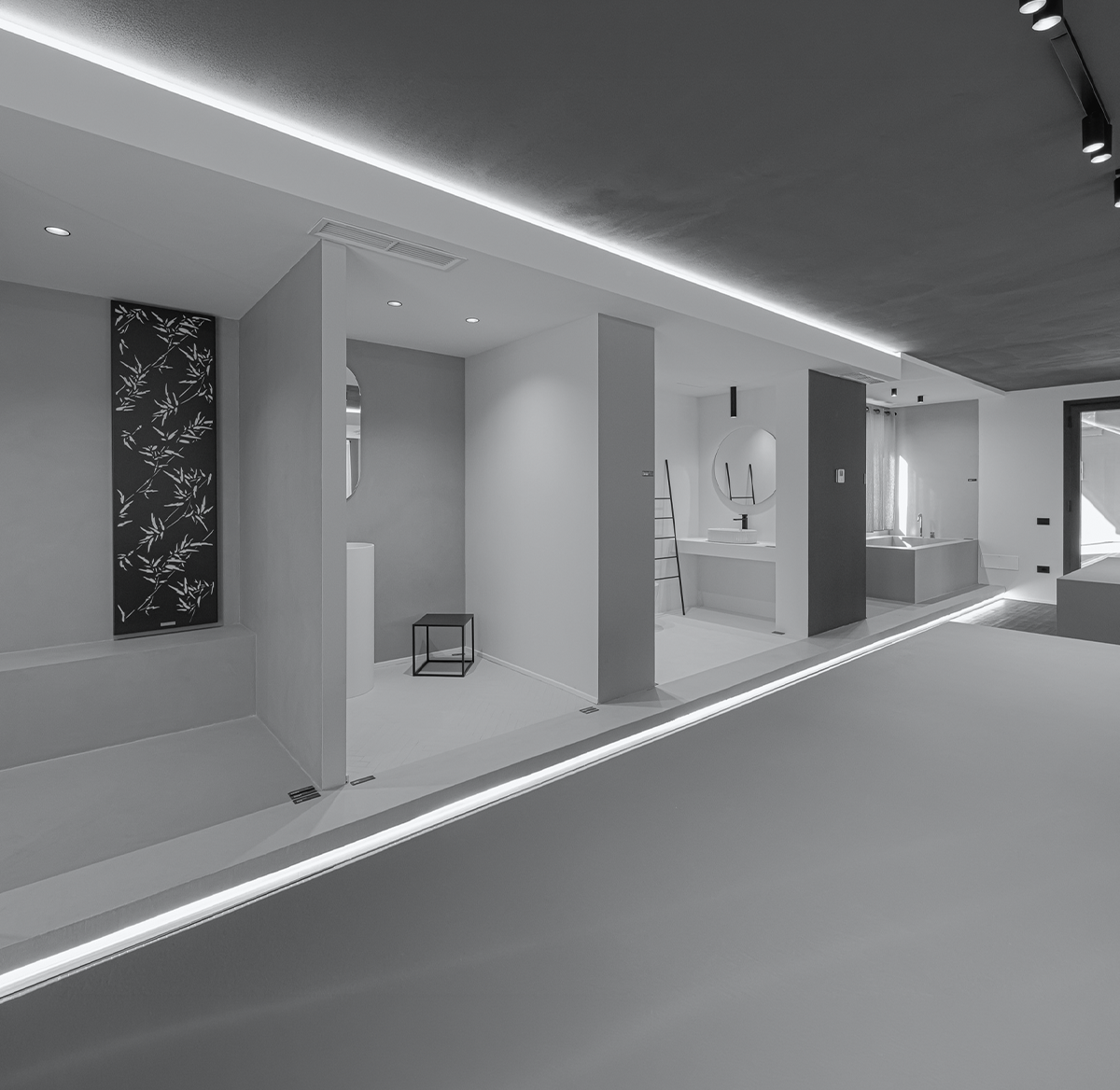 Interno NDV Lab Esposizione Interior Design Indovino Impresa